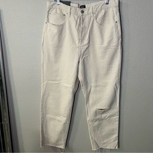 BDG Urban Outfitters Cream Straight Relaxed Jeans - Sz 32